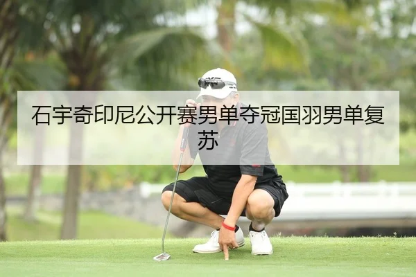 石宇奇印尼公开赛男单夺冠国羽男单复苏